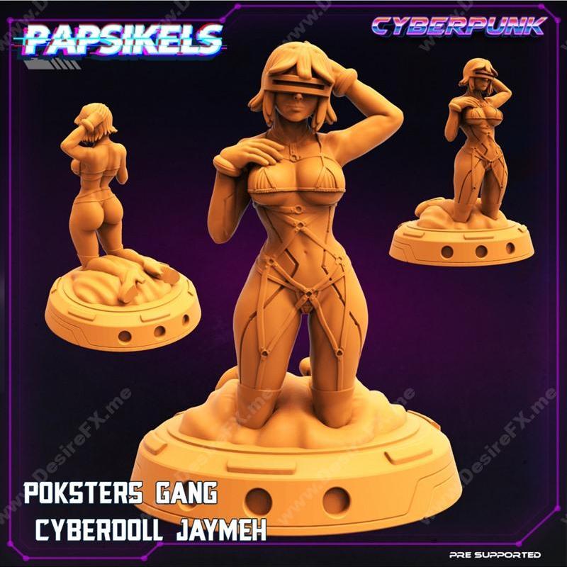 PapSikels迷你模型——赛博朋克部落系列 3D打印模型|PapSikels Miniatures – Tribes – Cyberpunk Release February 2022 – 3D Print Model STL