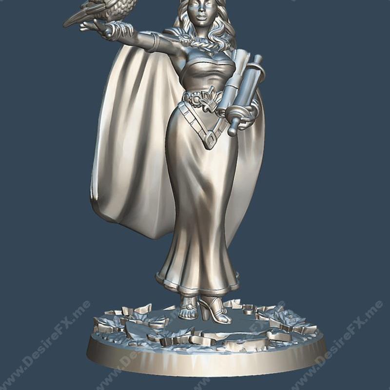 命运之轮与摩尔菲亚——3D打印模型|Dungeon Master and Moirai Lachesis – 3D Print Model STL