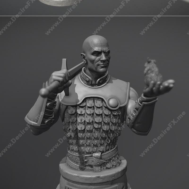 Drizzt 3D打印模型：眼睛特写版|Drizzt and Go For The Eyes Boo – 3D Print Model STL