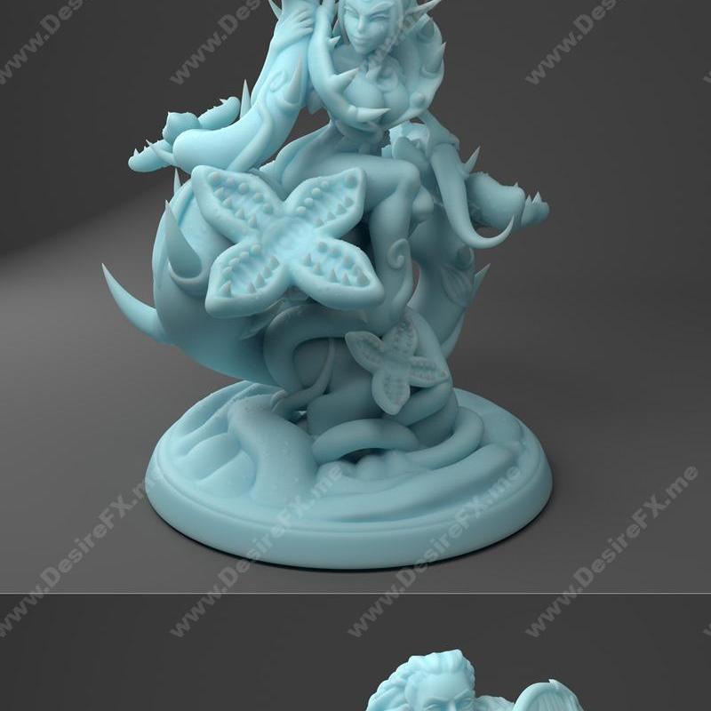 双女神迷你模型 2021年3月 3D打印STL文件|Twin Goddess Miniatures March 2021 – 3D Print Model STL