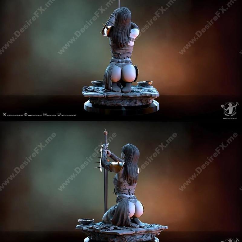 圣礼铸造——凯娜·被选中者 3D打印模型|Ritual Casting – Keena the Anointed August 2022 – 3D Print Model STL