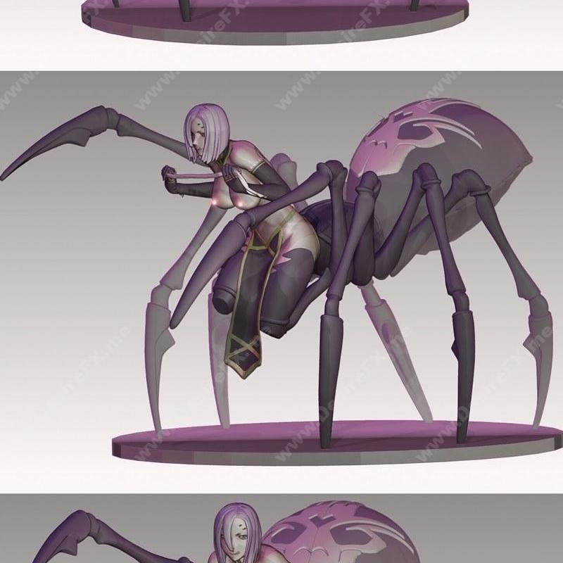 Rachnera怪物少女 3D打印模型|Rachnera Monster Musume fan art – 3D Print Model STL