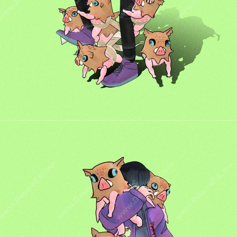 《鬼灭之刃》不破悠一 3D打印模型|Demon Slayer (Kimetsu) – Inosuke Hashibira – 3D Print Model STL