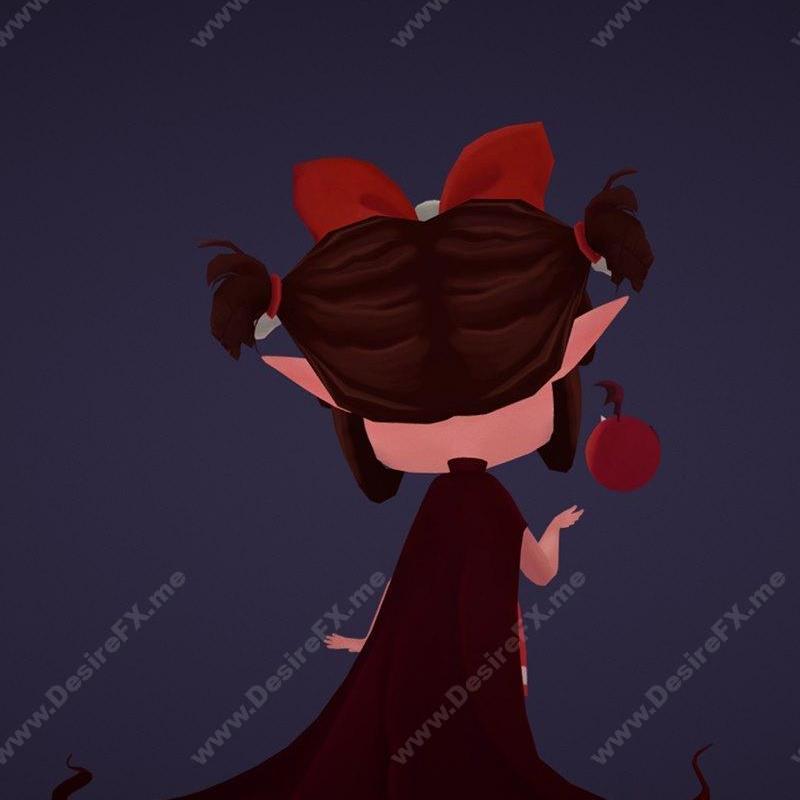 地狱之女Dusa与吸血鬼女孩模型3D打印文件|Vampire Girl Model and Dusa From Hades – 3D Print Model STL