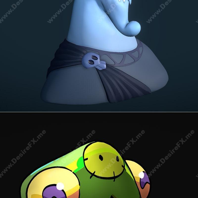 可爱的小哈迪斯与菲迪——3D打印模型|Cute Hades and Fidi – Hades Companion – 3D Print Model STL