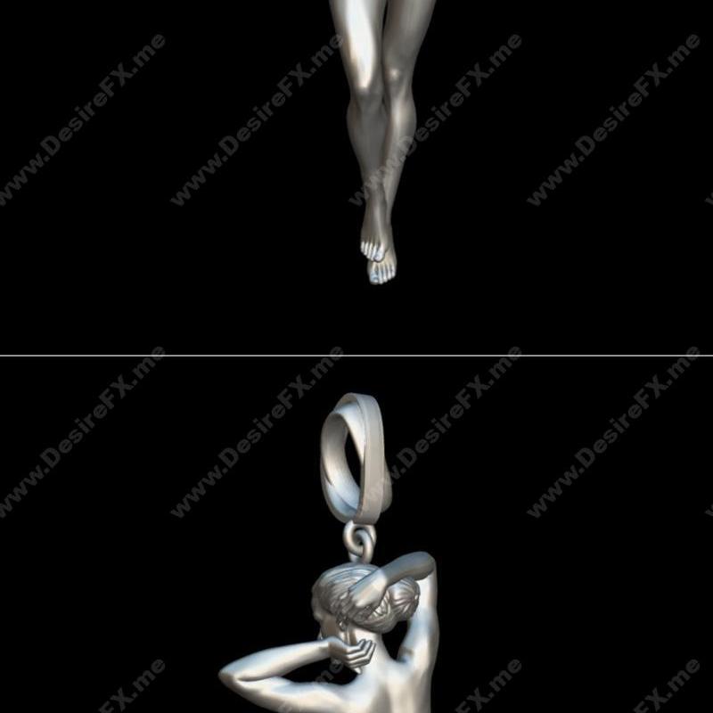 3D打印模型：Pendant Girl|Pendant Girl – 3D Print Model STL