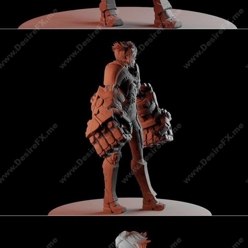 Vi - 3D打印模型：动漫角色立体造型|Vi – 3D Print Model STL