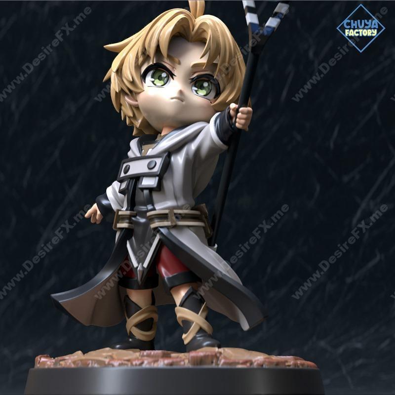 灰鸦Rudeus——3D打印模型|Rudeus Greyrat – 3D Print Model STL