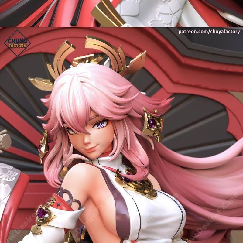 Yae Miko 3D打印模型 STL|Yae Miko – 3D Print Model STL