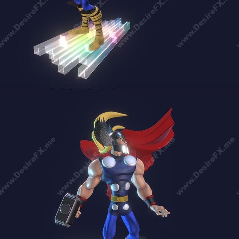雷霆：3D打印模型|Thor – 3D Print Model STL