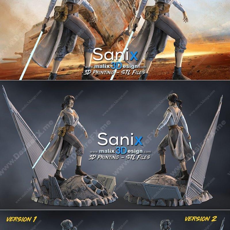 雷电3D打印模型|Rey – 3D Print Model STL