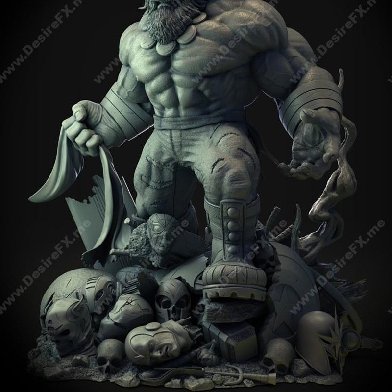 玛格斯 Hulk 3D打印模型|Maestro Hulk – 3D Print Model STL
