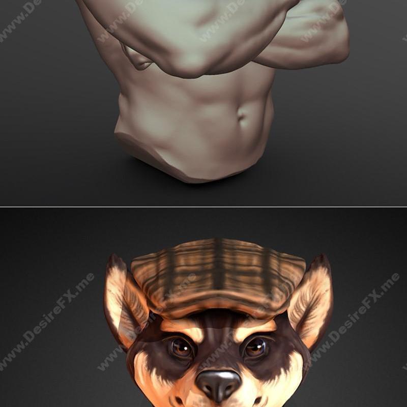 亨利·卡维尔《巫师》雕像 3D打印模型 STL|Henry Cavill The Witcher Bust and Keeley – 3D Print Model STL