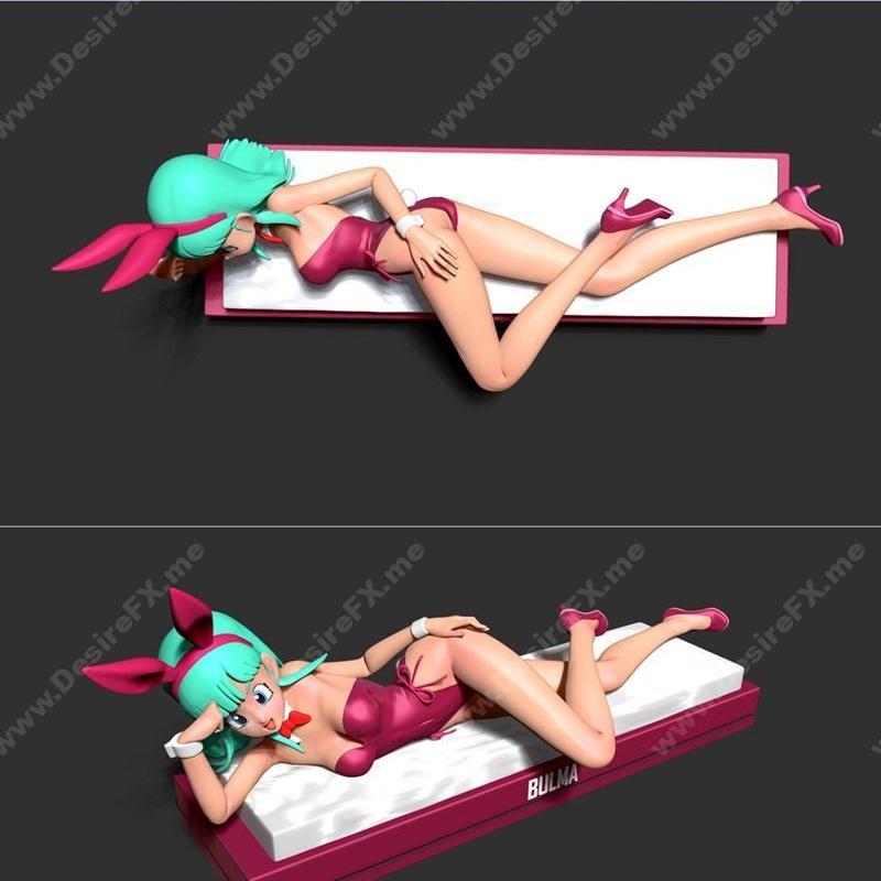 龙珠Z 3D打印模型 Bunny Bulma|Bunny Bulma – Dragon Ball Z – 3D Print Model STL