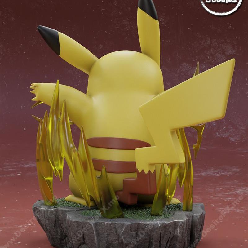 宝可梦：皮卡丘 3D打印模型|Pikachu Pokédex Studios