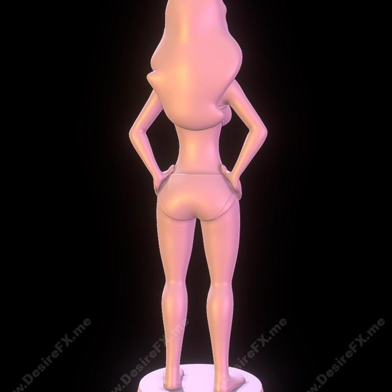 达菲·布莱克——Scooby Doo与尼古科——请告诉我加尔科·陈——3D打印模型|Daphne Blake – Scooby Doo and Nikuko – Please Tell Me Galko Chan – 3D Print Model STL