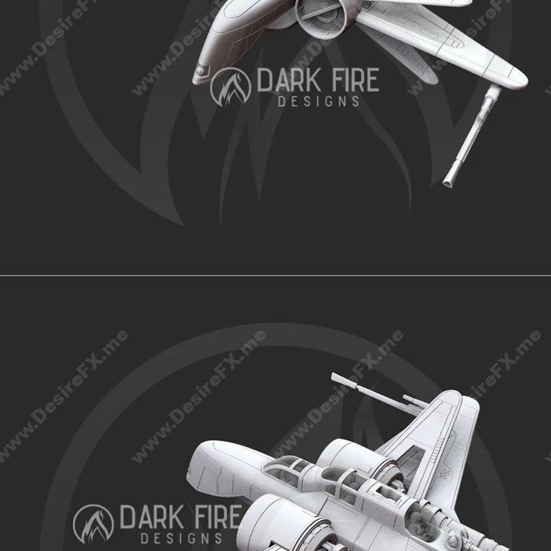 ARC-170 – 3D打印模型：赛博朋克装甲战士模型|ARC-170 – 3D Print Model STL