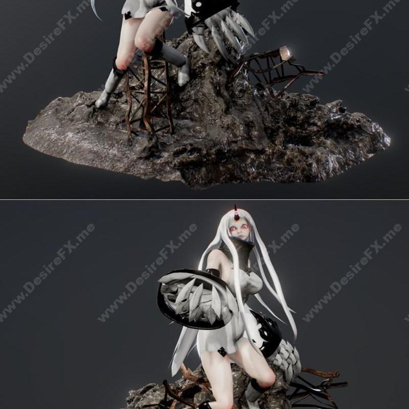 港口公主 3D打印模型|Harbour Princess – 3D Print Model STL