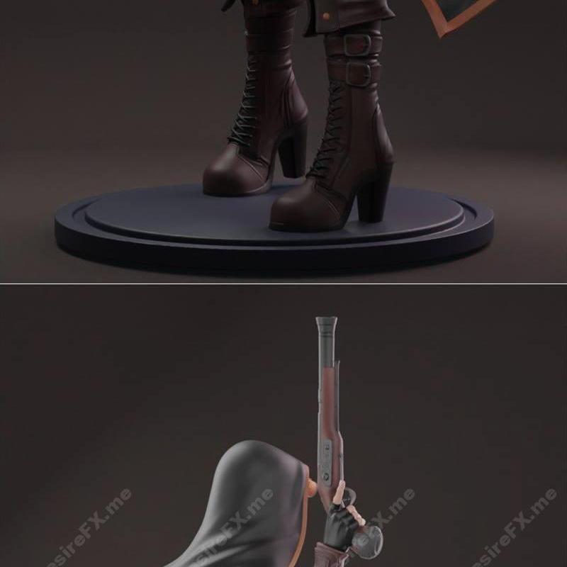 Rubim – Nun – 3D打印模型|Rubim – Nun – 3D Print Model STL