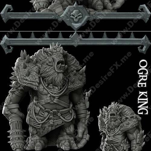Ogre King 3D打印模型|Ogre King – 3D Print Model STL