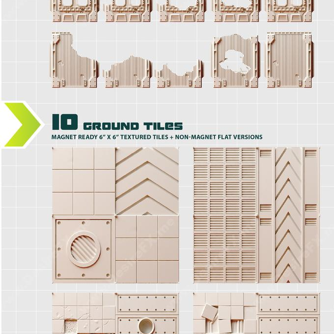 Corvus Games《隔离协议》地形模型|Corvus Games Terrain – Isolation Protocol