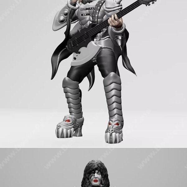 Kiss Music Complet 3D打印模型|Kiss Music Complet – 3D Print Model STL