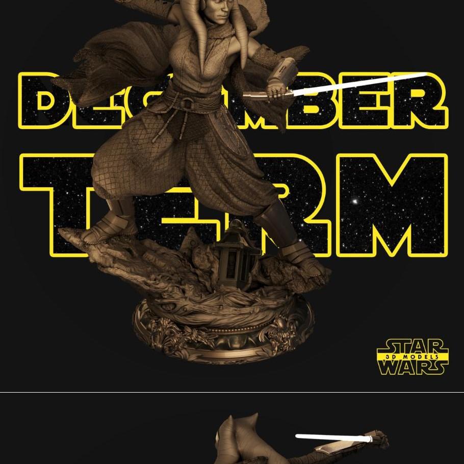 《星球大战：阿索卡·塔诺 3D打印模型》|Ahsoka Tano