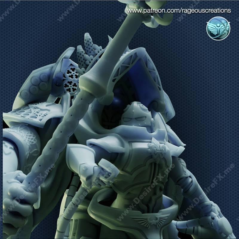 3D打印战锤女战士战甲模型|Battle Nun Warsuits