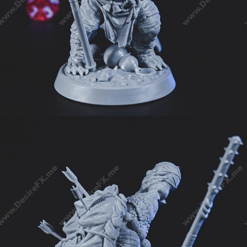 北欧 turtlefolk 武僧 3D打印模型|Nortle Turtlefolk Monk