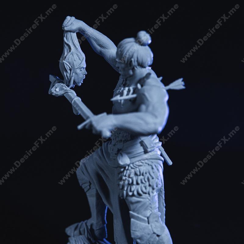 半兽人猛士 3D打印模型|Half Orc Brute