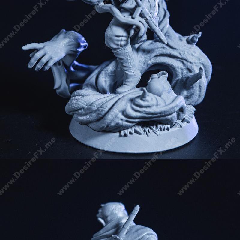 奇幻诡计师3D打印模型|Elf Arcane Trickster