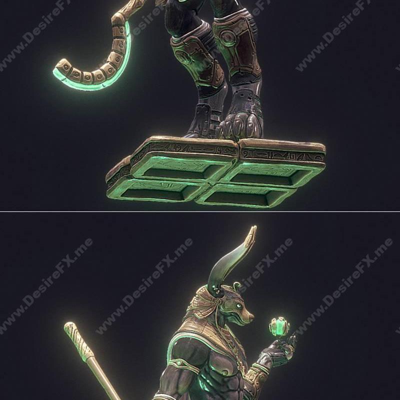 安比斯：暗影之犬3D打印模型|Anubis