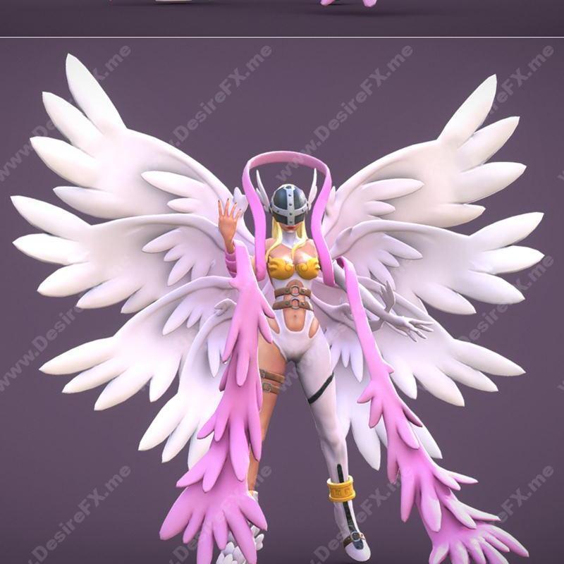 Angewomon：赛博女神3D打印模型集|Angewomon