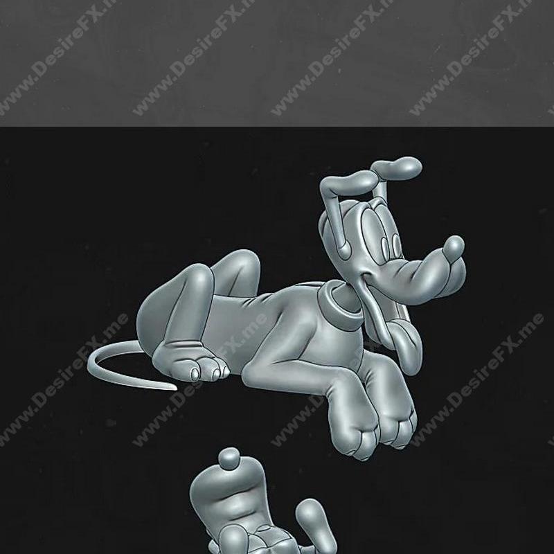 冥王星中的神秘角色3D打印模型|Pluto