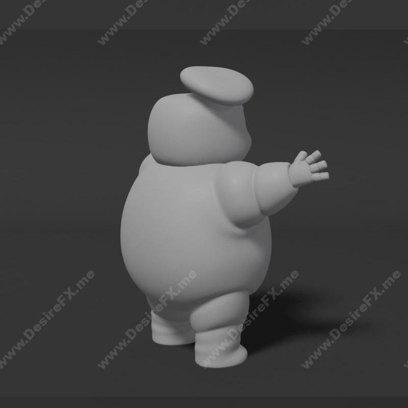 Mini Stay Puft 3D打印模型集：经典动漫角色还原|Mini Stay Puft