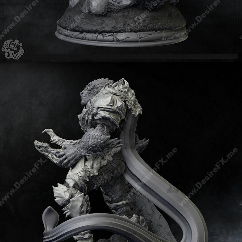 战龙人 3D打印模型|Warrior Lizardman