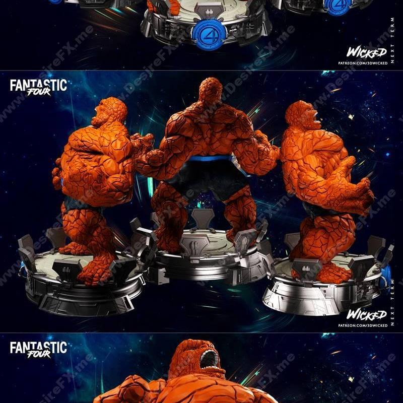 Wicked - 万代《奇异博士》3D打印模型|Wicked – Marvel The Thing Sculpture