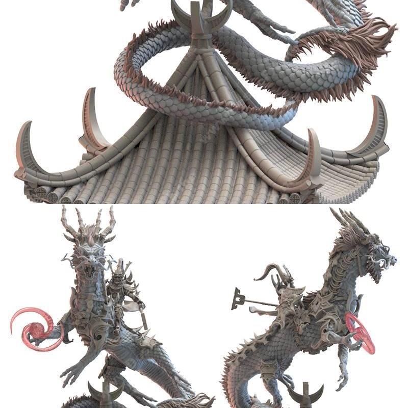 Shiro：Tatsu角色3D打印模型|Shiro, Chieftain on Tatsu