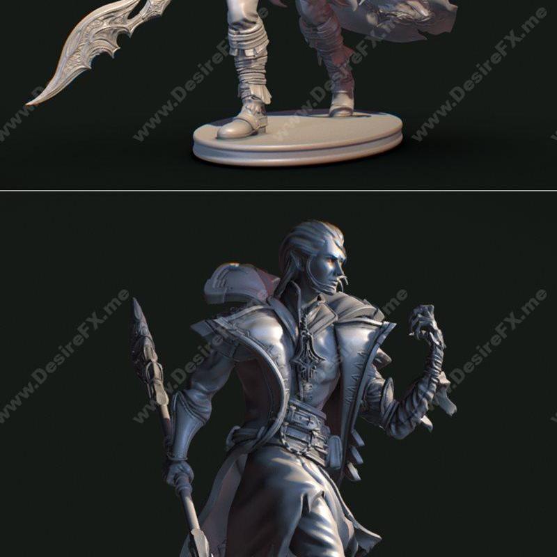 黑暗魔法师3D打印模型|Warlock