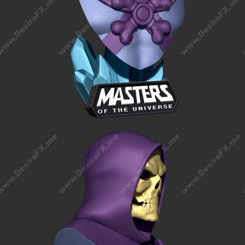 美猴王3D打印模型|Masters of the Universe – Skeletor Bust