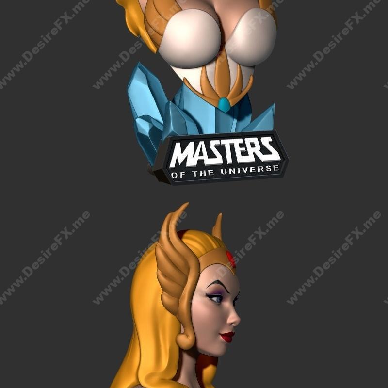 她之传奇 3D打印模型|Masters of the Universe – She-Ra Bust