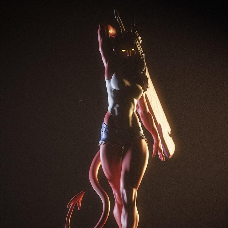 Nympha - Malevola 3D打印模型|Nympha – Malevola (Dispatch) – 3D Print Model STL