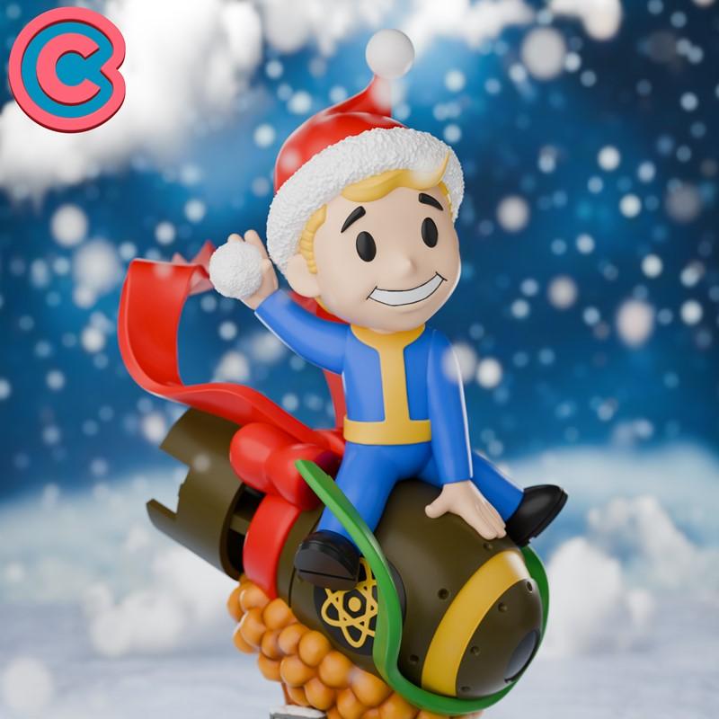 Vault Boy 3D打印迷你玩偶模型|Chibi Land Figures – Vault Boy – 3D Print Model STL