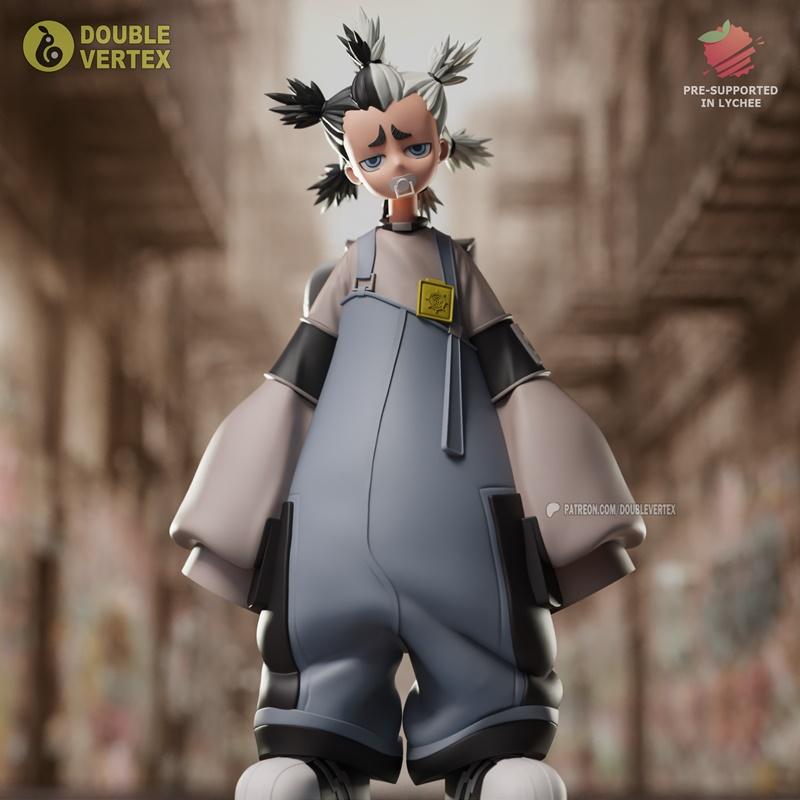 双顶点——致圣诞——加奇阿库塔动漫3D打印模型|Double Vertex – Dear Santa – Gachiakuta Anime Figure – 3D Print Model STL